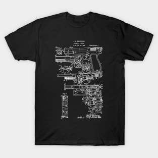 Browning Pistol 1927 Patent T-Shirt